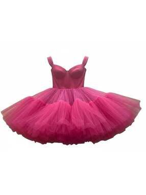 Pink Tulle Cocktail Dress